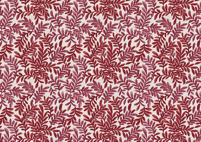 Leaf Vine, Rouge - Made to Measure Curtains - Image 9